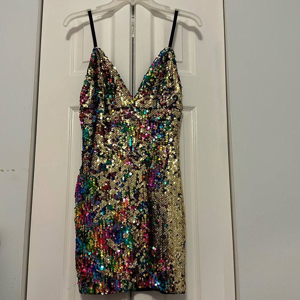 Privy Sparkle Mini Dress